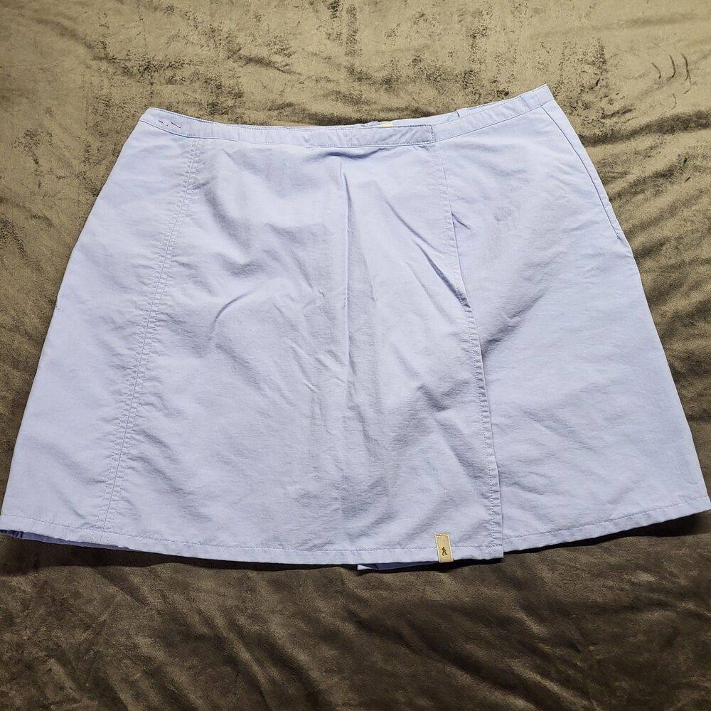 Womens Royal Robbins Nylon Skort Blue Size 14 Golf Outdoor Travel Lightweight